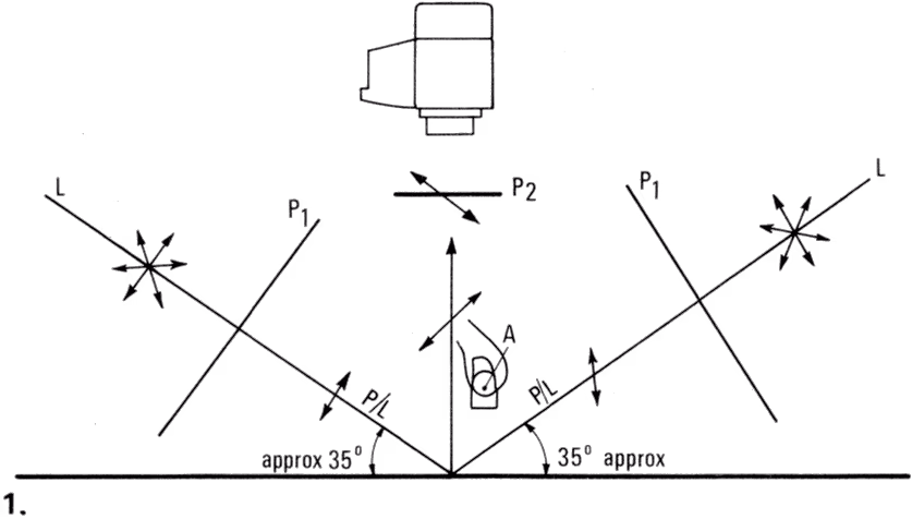 simple set up for copying in polarized light